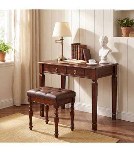 Amazon.com: Shabby Chic Writing Desk Antique French Table Vintage